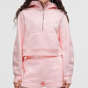 Lululemon Scuba Oversized Half-Zip Hoodie - Strawberry Milkshake
